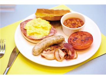 这样的纯英式早餐，你是不是也食欲满满呢