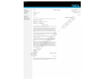 恭喜季同学获得伦敦大学学院对外英语教学专业硕士通知书