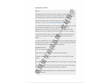 恭喜李同学获得爱丁堡大学法律专业硕士通知书