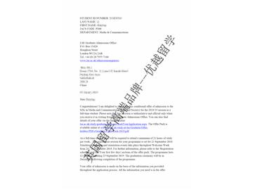 2018offer：恭喜张同学获得伦敦政治经济学院媒体与通信专业硕士通知书