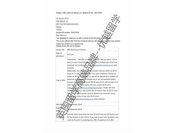 2018offer：恭喜韩同学获得圣安德鲁斯大学银行与金融专业硕士通知书