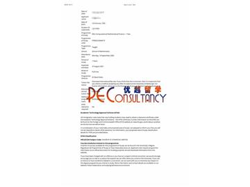 2020offer：恭喜朱同学获得爱丁堡大学(世界排名：20)计算数学金融专业硕士通知书