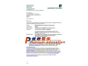2020offer：恭喜金同学获得利兹大学(世界排名：93)电子电气工程专业通知书