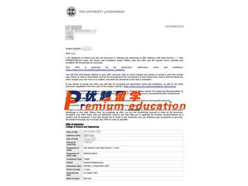 2020offer：恭喜肖同学获得爱丁堡大学(世界排名：20)数据科学统计学专业硕士通知书