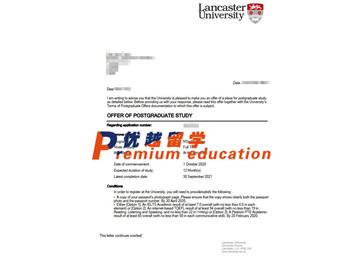 2020offer：恭喜金同学获得兰卡斯特大学(世界排名：128)市场营销专业硕士通知书
