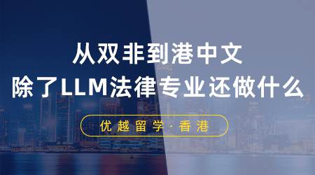 【成功案例】从双非到港中文：谈谈除了LLM，法律专业还能做什么？